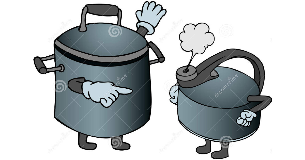 pot 和 kettle 有什麼不同？